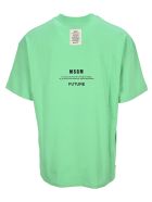 MSGM "fantastic Green" T-shirt MSGM "fantastic Green" T-shirt - GREEN