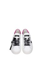 D.A.T.E. Hill Low Sneakers In White Leather D.A.T.E. Hill Low Sneakers In White Leather - white