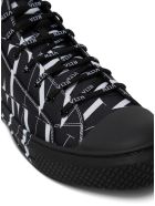 Valentino Garavani Vltn Times Black Sneakers Valentino Garavani Vltn Times Black Sneakers - Black