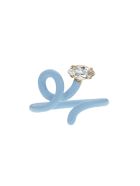 Bea Bongiasca Baby Vine Ring Tendril Rock Crystal Bea Bongiasca Baby Vine Ring Tendril Rock Crystal - CELESTE (Light blue)