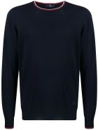 Fay Blue Cotton Jumper Fay Blue Cotton Jumper - Blu