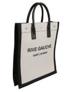 Rive Gauche Tote Saint Laurent Rive Gauche Tote - White/Black