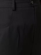 Saint Laurent Black Wool Cycling Shorts Saint Laurent Black Wool Cycling Shorts - Black