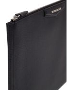 Givenchy Clutch In Black Hammered Leather Givenchy Clutch In Black Hammered Leather - Black