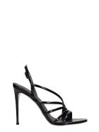 Le Silla Scarlet Sandals In Black Patent Leather Le Silla Scarlet Sandals In Black Patent Leather - black