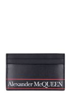 Alexander McQueen Leather Card Holder Alexander McQueen Leather Card Holder - Nero