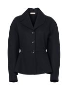 Alaia Drap Fin - Veste Courte Alaia Drap Fin - Veste Courte - Noir