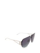 Bottega Veneta Bottega Veneta Bv1065s Silver Sunglasses Bottega Veneta Bottega Veneta Bv1065s Silver Sunglasses - Silver