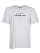 MSGM Regular Fit Quote T-shirt MSGM Regular Fit Quote T-shirt - White