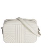 Prada Quilted Zip-around Logo Shoulder Bag Prada Quilted Zip-around Logo Shoulder Bag - White