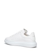Alexander McQueen Oversize Sneakers In White Leather With Logo Alexander McQueen Oversize Sneakers In White Leather With Logo - White