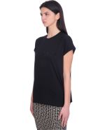 Balmain T-shirt In Black Cotton Balmain T-shirt In Black Cotton
