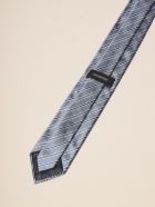 Ermenegildo Zegna Tie Ermenegildo Zegna Tie In Micro Patterned Silk Ermenegildo Zegna Tie Ermenegildo Zegna Tie In Micro Patterned Silk - Blue