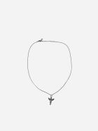 Saint Laurent Necklace With Brass Pendant Saint Laurent Necklace With Brass Pendant - Silver