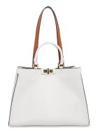 Fendi Peekaboo X-tote Leather Bag Fendi Peekaboo X-tote Leather Bag - Ghiaccio