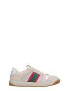 Gucci Sneakers In Beige Suede And Leather Gucci Sneakers In Beige Suede And Leather - beige