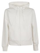 Y-3 Rear Logo Zipped Hoodie Y-3 Rear Logo Zipped Hoodie - WHITE