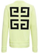 Givenchy Lime Green Cotton Sweater With Logo Givenchy Lime Green Cotton Sweater With Logo - Yellow