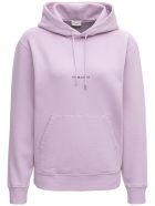 Saint Laurent Lilac Jersey Hoodie With Logo Saint Laurent Lilac Jersey Hoodie With Logo - Violet