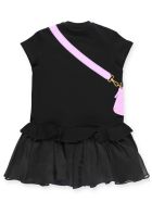 Fendi Plush Cotton And Organza Junior Dress Fendi Plush Cotton And Organza Junior Dress - BLACK+CANDY