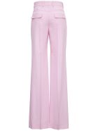 Chloé Flared Grain De Poudre Pink Pants Chloé Flared Grain De Poudre Pink Pants - Pink