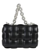 The Chain Cassette Shoulder Bag Bottega Veneta The Chain Cassette Shoulder Bag - Black/Silver