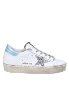Golden Goose Hi Star Sneakers In White Leather Golden Goose Hi Star Sneakers In White Leather - Bianca
