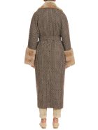 Coat Cashmere Kiton Coat Cashmere - DARK BROWN