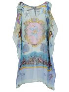 Versace Printed Dress Versace Printed Dress - Blue/Multicolor