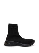 Givenchy Sock Sneakers In Black Ribbed Knit Givenchy Sock Sneakers In Black Ribbed Knit - Black