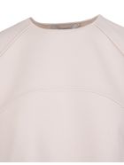 Pale Pink Structured Cropped Top Stella McCartney Pale Pink Structured Cropped Top - Porcelain