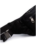 Dolce & Gabbana Belt Bag In Shiny Nylon With Logo - Black