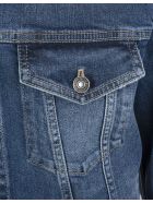 Logo Print Buttoned Denim Jacket Givenchy Logo Print Buttoned Denim Jacket