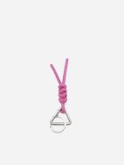 Bottega Veneta Keychain Made Of Leather Bottega Veneta Keychain Made Of Leather - Lollipop n-silver