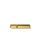 Axonometry - Pen&cards Desk Trays Set Polished Brass Ghidini 1961 Axonometry - Pen&cards Desk Trays Set Polished Brass - Polished brass