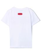 GCDS Mini White Cotton T-shirt GCDS Mini White Cotton T-shirt - Bianco