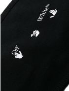 Off-White Cotton Mask With Logo Print Off-White Cotton Mask With Logo Print - Black