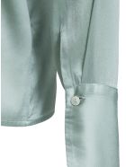 Antonelli Long-sleeved Shirt In Green Silk Antonelli Long-sleeved Shirt In Green Silk - Green