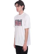 Throwback T-shirt In White Cotton Throwback T-shirt In White Cotton - white