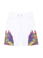 Marcelo Burlon Wings Sweatshorts Marcelo Burlon Wings Sweatshorts - Bianco