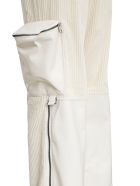 Dolce & Gabbana Ribbed Cotton Worker Trousers With Pockets Dolce & Gabbana Ribbed Cotton Worker Trousers With Pockets - White