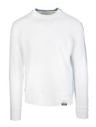 White Man Archibald Sweatshirt Golden Goose White Man Archibald Sweatshirt - White/light blu