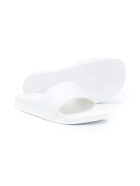 Unisex Kid White Slippers With Logo Balmain Unisex Kid White Slippers With Logo