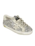 Super Star Glitter Upper Suede Star And Heel Golden Goose Super Star Glitter Upper Suede Star And Heel - 70136