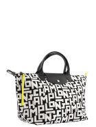 Longchamp Le Pliage Lgp - Top Handle Bag M Longchamp Le Pliage Lgp - Top Handle Bag M - Black/white