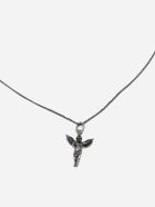 Saint Laurent Necklace With Brass Pendant Saint Laurent Necklace With Brass Pendant - Silver