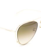Alexander McQueen AM0263S Sunglasses Alexander McQueen AM0263S Sunglasses - Gold Gold Brown
