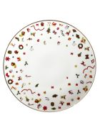 Set of 4 Dinner Plates - Noel Oro Collection Taitù Set of 4 Dinner Plates - Noel Oro Collection - Multicolor and Gold