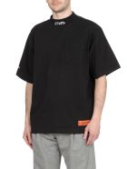 HERON PRESTON Jersey Cotton T-shirt HERON PRESTON Jersey Cotton T-shirt - BLACK WHIT