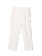 Douuod White Stretch-cotton Trousers Douuod White Stretch-cotton Trousers - Bianco